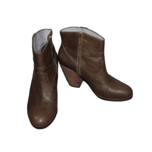 Vince Camuto Shoes - LADIES VINCE CAMUTO ANKLE BOOTS - 9 M - DARK TAN LEATHER